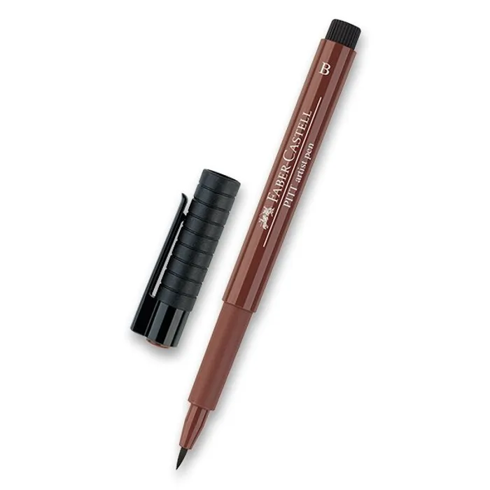 Główne zdjęcie produktu Popisovač Faber-Castell Pitt Artist Pen Brush - hnědé a metalické 169