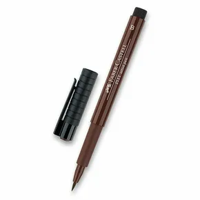 Faber-Castell Pitt Artist Pen Brush - brązowo-metaliczny 175