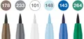 Faber-Castell Pitt Artist Pen Brush Winter 6 marker, szt., odcień zimowy 167176