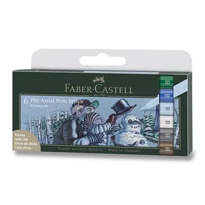 Faber-Castell Pitt Artist Pen Brush Winter 6 marker, szt., odcień zimowy 167176