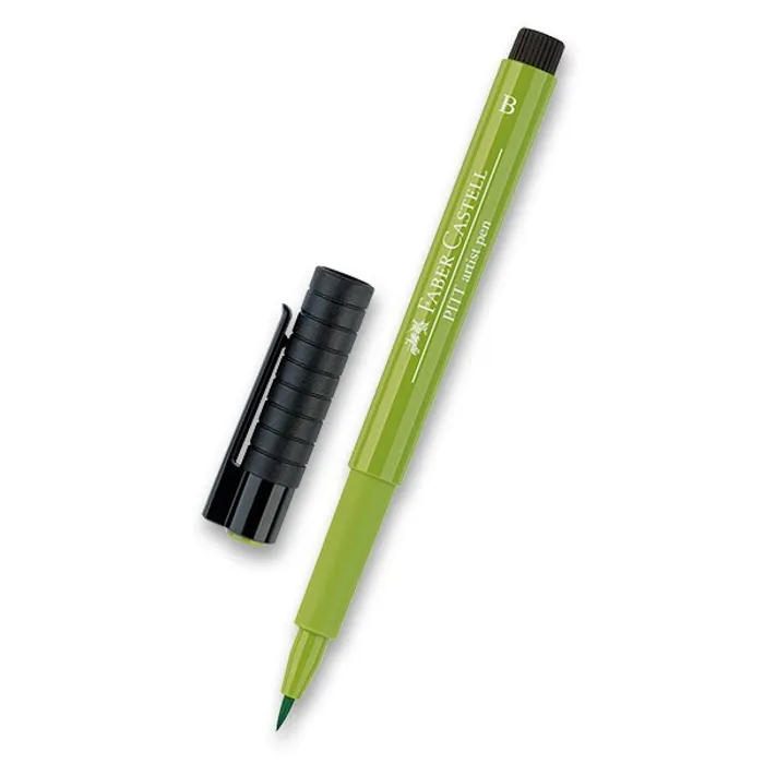 Główne zdjęcie produktu Popisovač Faber-Castell Pitt Artist Pen Brush - zelené odstíny 170