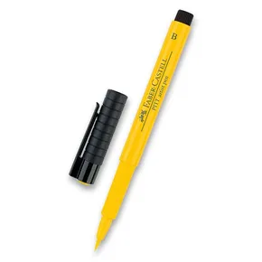 Faber-Castell 167407 Pitt Artist Pen Brush - żółty chrom
