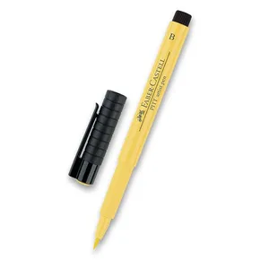 Faber-Castell 167408 Pitt Artist Pen Brush - ciemny kadmowy żółty