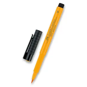 Faber-Castell 167409 Pitt Artist Pen Brush - ciemnożółty chrom