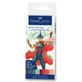Faber-Castell Pitt Artist Pen Komiksowa mieszanka kolorów, 6 szt