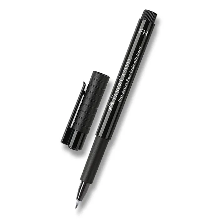 Główne zdjęcie produktu Popisovač Faber-Castell Pitt Artist Pen Fude H, černý