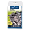 Następne zdjęcie produktu Marker Faber-Castell 167107 Pitt Artist Pen Manga 8 sztuk, Manga Basic