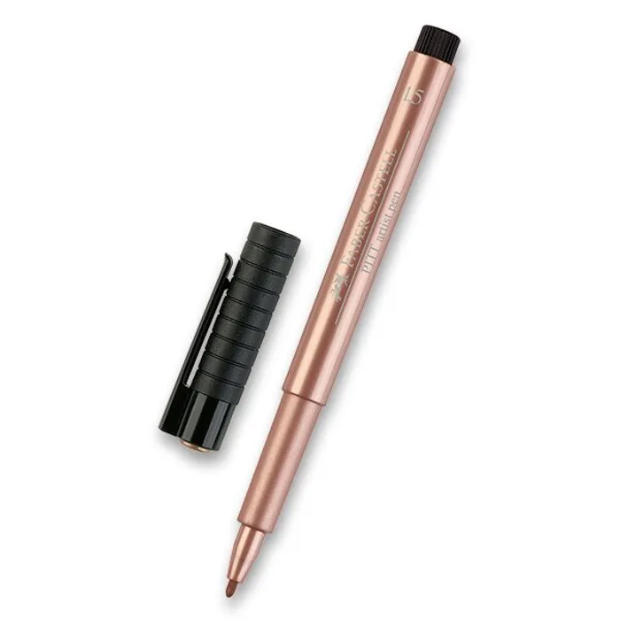 Główne zdjęcie produktu Popisovač Faber-Castell Pitt Artist Pen Metallic měděný