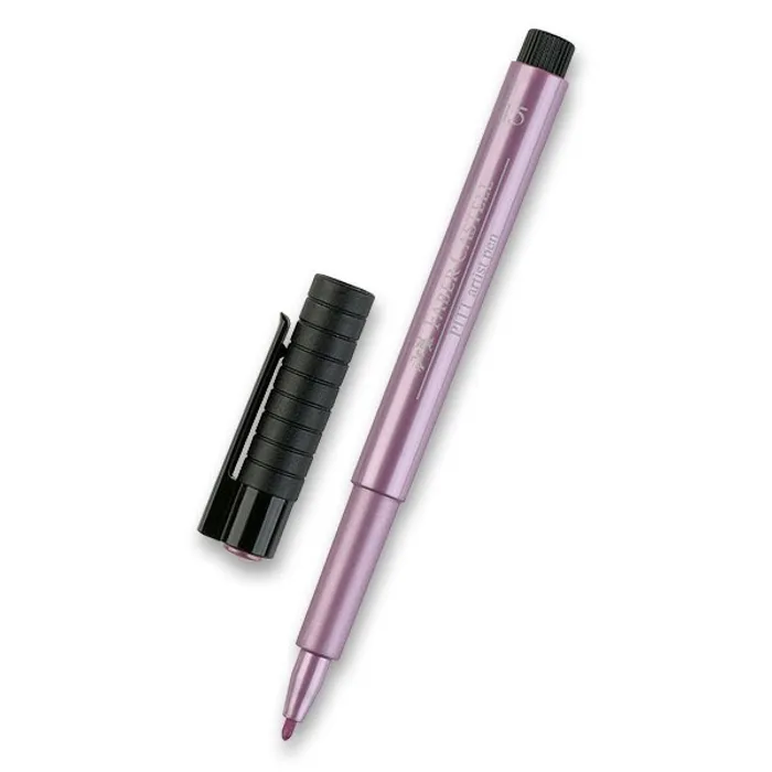 Główne zdjęcie produktu Popisovač Faber-Castell Pitt Artist Pen Metallic rubínový