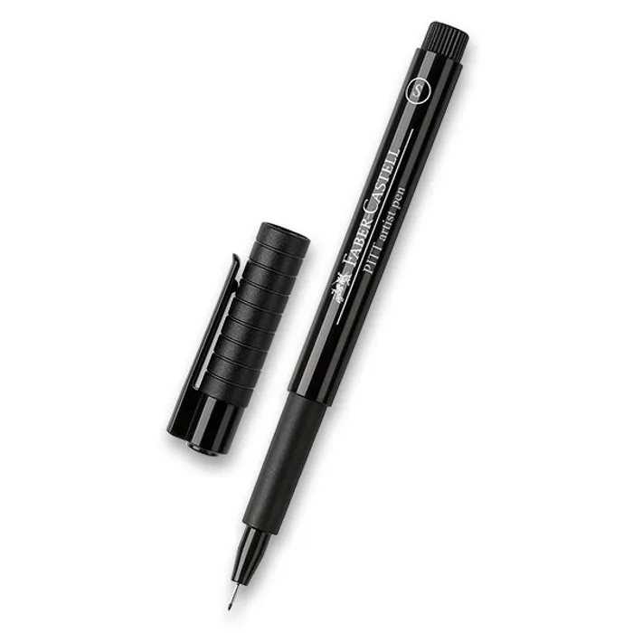 Główne zdjęcie produktu Popisovač Faber-Castell Pitt Artist Pen S, černý