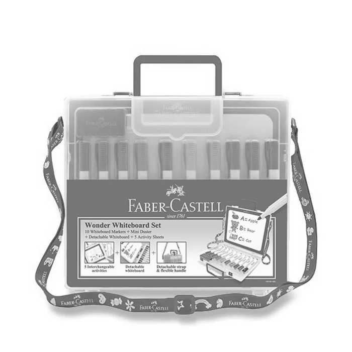 Główne zdjęcie produktu Popisovač Faber-Castell Slim Whiteboard Marker kufřík