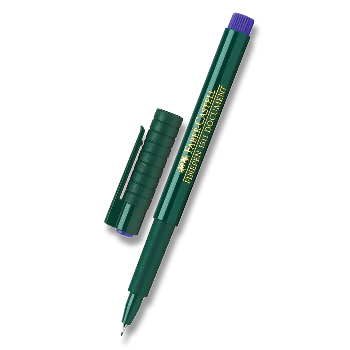 Główne zdjęcie produktu Popisovač Finepen 1511, modrá Faber Castell 151151