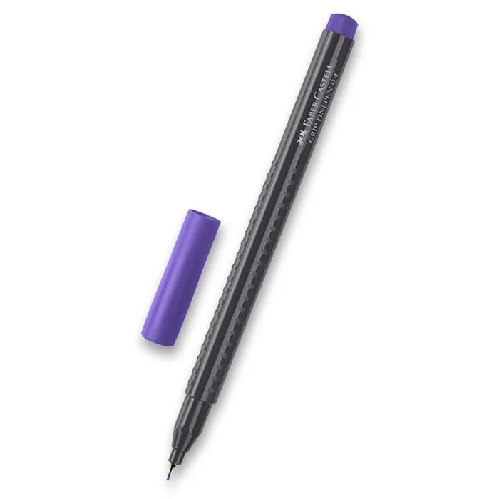 Główne zdjęcie produktu Popisovač Grip 0.4mm, fialová Faber-Castell 151637