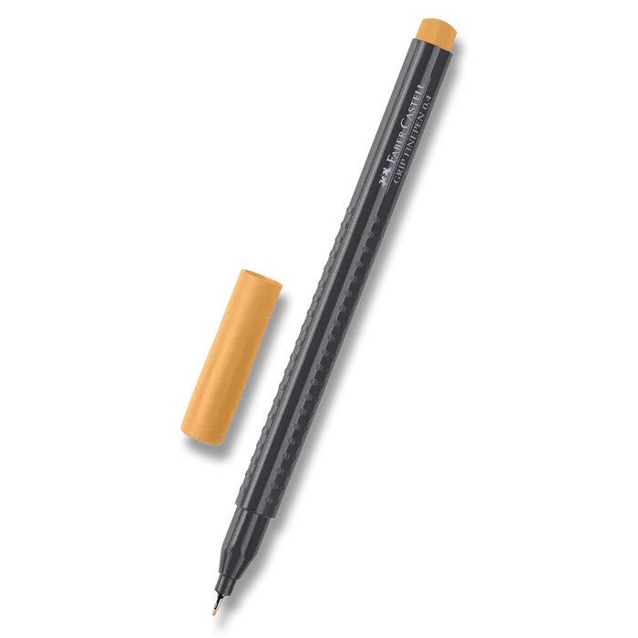 Główne zdjęcie produktu Popisovač Grip 0.4mm, knědá okrová Faber Castell (151682)