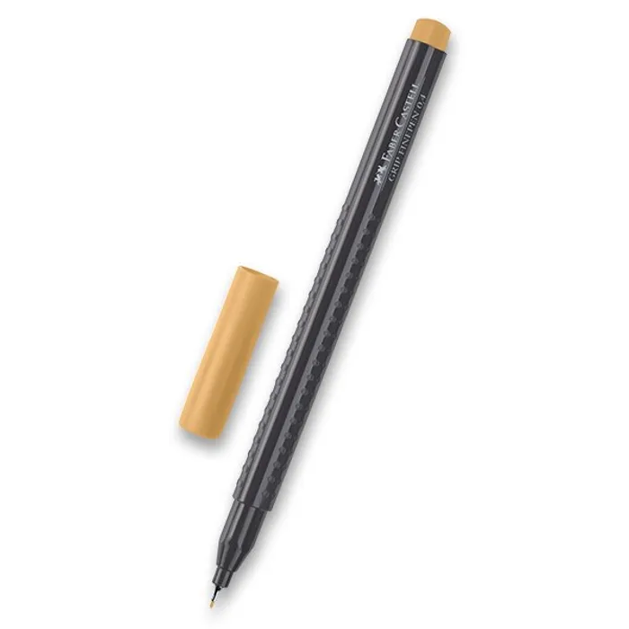 Główne zdjęcie produktu Popisovač Grip 0.4mm, knědá okrová Faber-Castell 151682