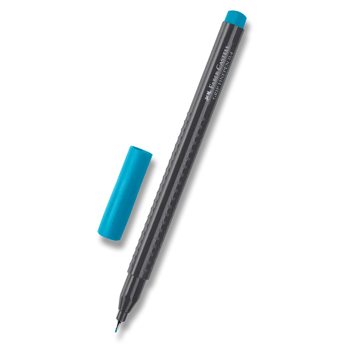 Główne zdjęcie produktu Popisovač Grip 0.4mm, kobaltová tyrkys Faber Castell (151653)