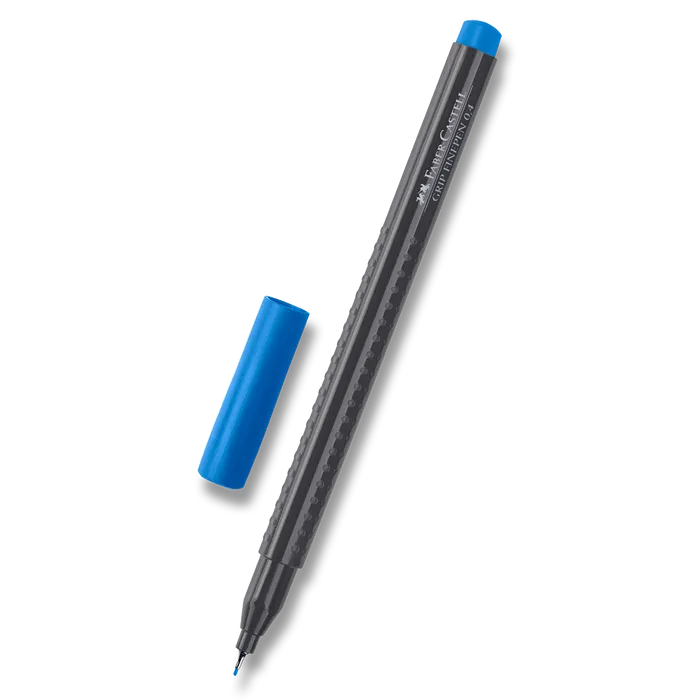 Główne zdjęcie produktu Popisovač Grip 0.4mm, tmavě modrá Faber Castell (151651)