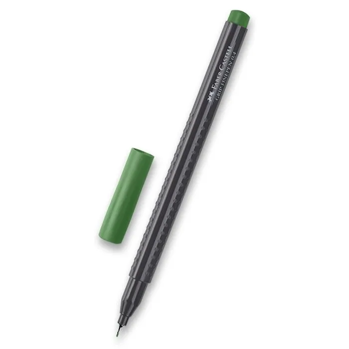 Główne zdjęcie produktu Popisovač Grip 0.4mm, zelená Faber-Castell 151667