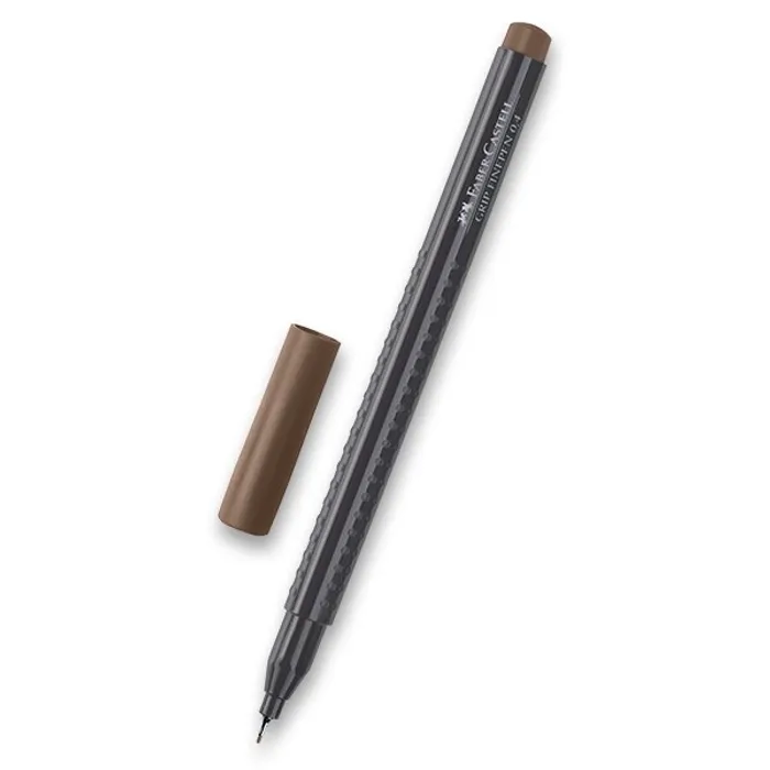 Główne zdjęcie produktu Popisovač Grip 0.4mm, žlutohnědá Faber-Castell 151680