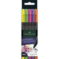 Marker Grip Finepen Neon, 0,4 mm, plastikowe pudełko 5 k Faber-Castell 151603