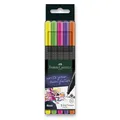 Marker Grip Finepen Neon, 0,4 mm, plastikowe pudełko 5 k Faber-Castell 151603