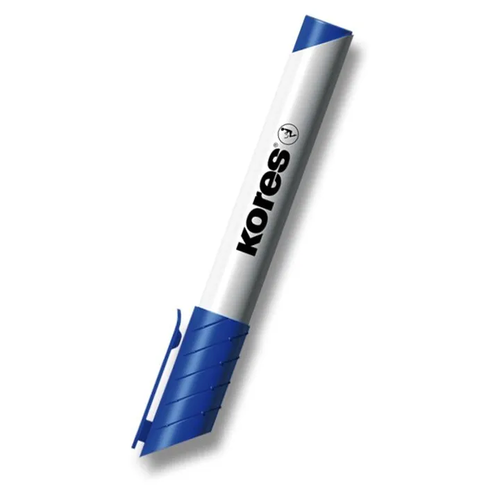 Główne zdjęcie produktu Popisovač Kores K-Marker Whiteboard modrý
