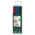 Marker permanentny Multimark F 4 sztuki Faber-Castell 151304