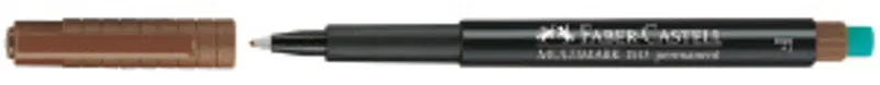 Główne zdjęcie produktu Popisovač Multimark permanent F, hnědá Faber Castell 151378