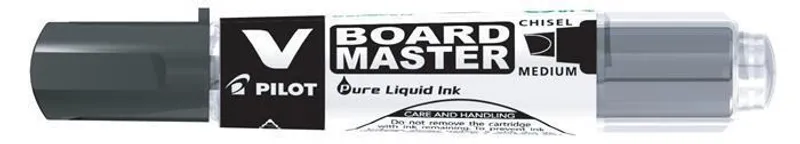 Główne zdjęcie produktu Popisovač na bílou tabuli "V-Board Master", černá, 2,2 mm, klínový hrot, PILOT