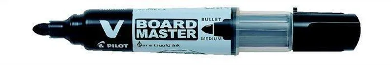Główne zdjęcie produktu Popisovač na bílou tabuli "V- Board Master", černá, kuželový hrot, 2,3mm, PILOT