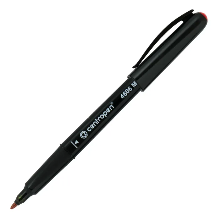 Główne zdjęcie produktu Popisovač na CD/DVD/BD - Pen 4606 - 1 mm červený