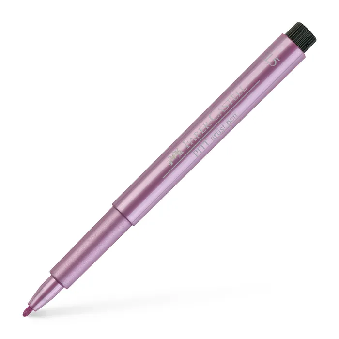 Główne zdjęcie produktu Popisovač Pitt Artist Pen B Metallic, rubínová Faber Castell 167390