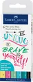 Faber-Castell 267116 Pitt Artist Pen Hand Lettering 6 sztuk, pastelowy zestaw