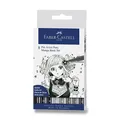Marker Faber-Castell 167107 Pitt Artist Pen Manga 8 sztuk, Manga Basic