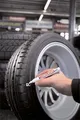 Oznacznik opon 8050, biały, 2-4 mm, końcówka stożkowa, EDDING