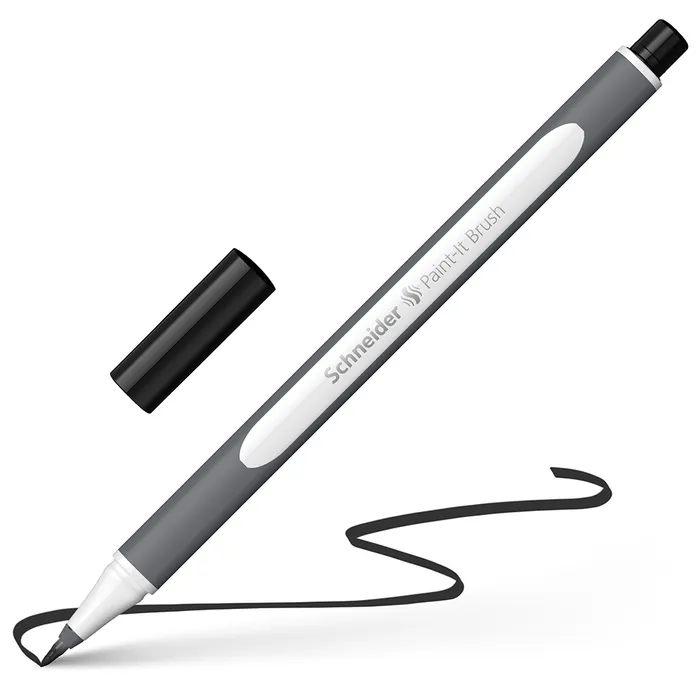 Główne zdjęcie produktu Popisovač Schneider Paint-it 070 Brush černá