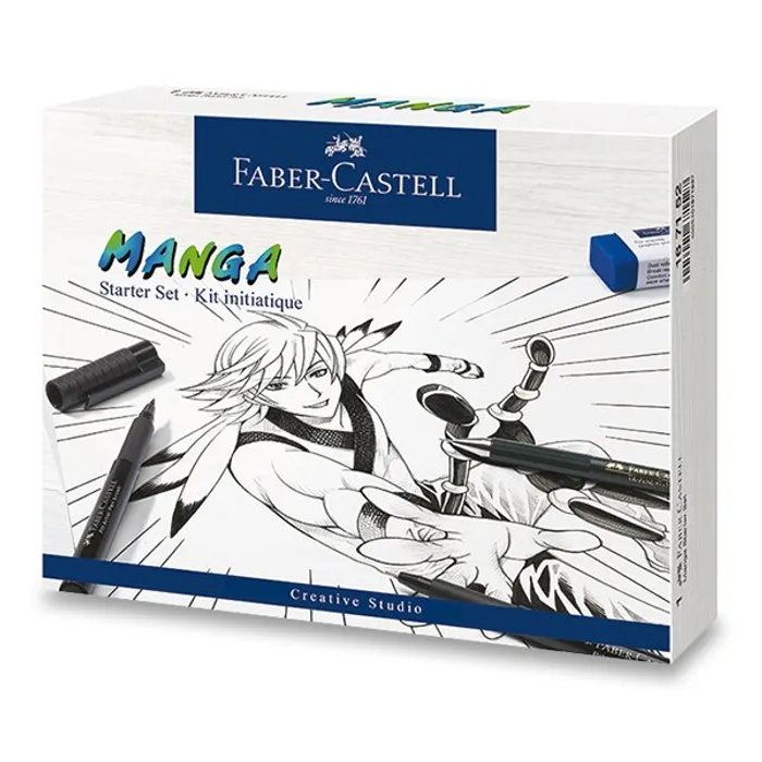 Główne zdjęcie produktu Popisovače Faber-Castell 167152 Manga Startovací set