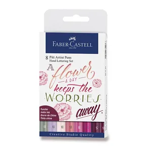 Faber-Castell 267124 Pitt Artist Pen Hand Lettering 8 sztuk