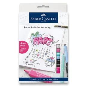 Markery Faber-Castell 267125 Zestaw startowy Bullet Journaling 267125 9 szt.