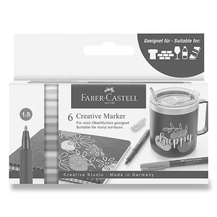 Główne zdjęcie produktu Popisovače Faber-Castell Summer Breeze 6 ks