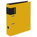 Segregator A4 laminat dźwigniowy 7cm VERDE musztardowy