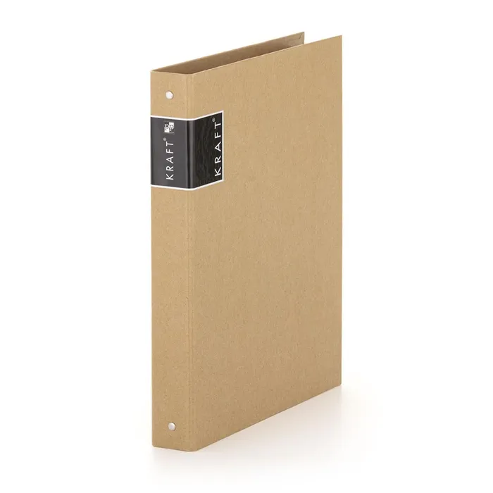 Główne zdjęcie produktu Pořadač A4 lamino R25-2kr. KRAFT nature