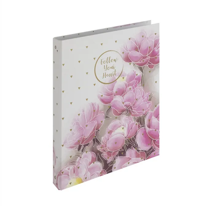 Główne zdjęcie produktu Pořadač A4 lamino R25-4kr. Romantic magnolie