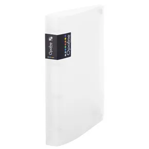 Spoiwo PP A4 D20 4 kr. Opalowy, przezroczysty