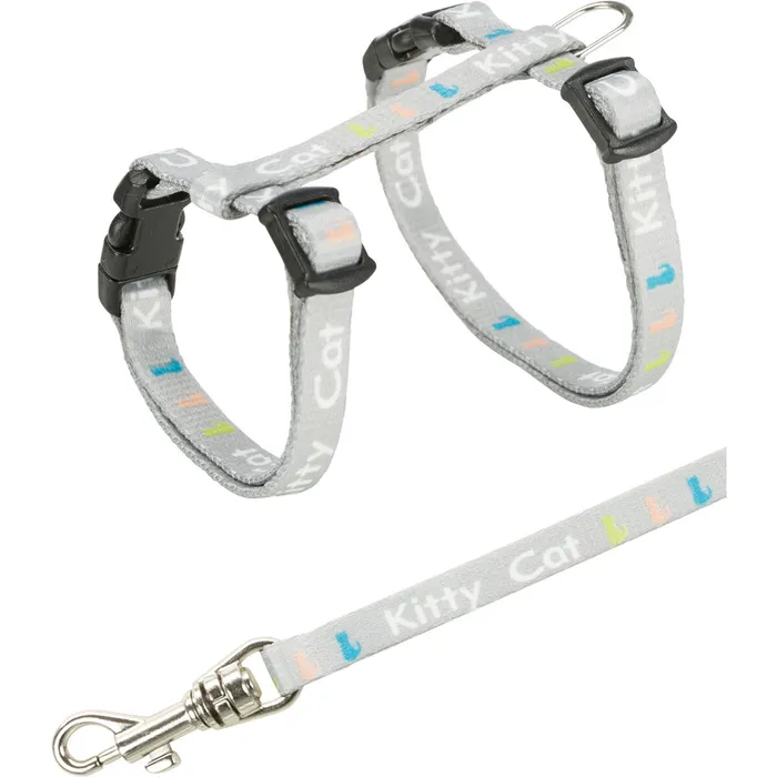 Główne zdjęcie produktu Postroj pro koťata KITTY CAT 21-33 cm/8 mm/1,20 m