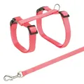Następne zdjęcie produktu Szelki z szybkozamykaczem + smycz dla kota 27-45cm/10mm 1,2m