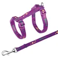 Następne zdjęcie produktu Szelki dla kota uszyte ze wstążki 22-36cm/10mm 1,2m