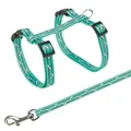 Następne zdjęcie produktu Szelki ze smyczą dla kota - motyw 27-45cm/10mm 1,20m