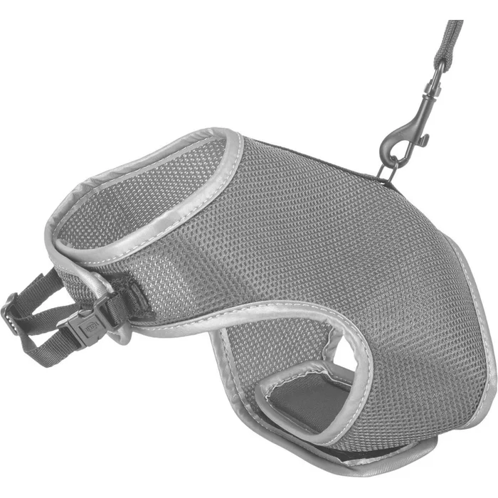 Główne zdjęcie produktu Postroj VESTA s vodítkem pro kočku 24-42 cm/1,20 m, rezavá