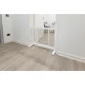 Barierka przesuwna dla psów 65-108 x 61 x 31 biała